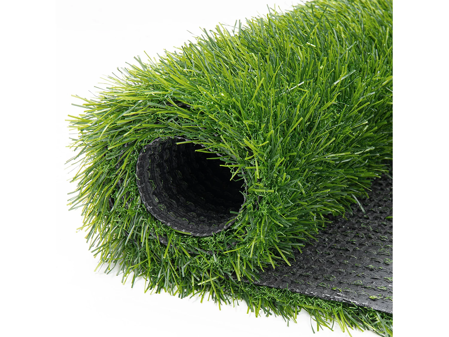 Yoevu-césped artificial 2 x 10 m 30 mm verde natural, alta densidad, realista, interior y exterior