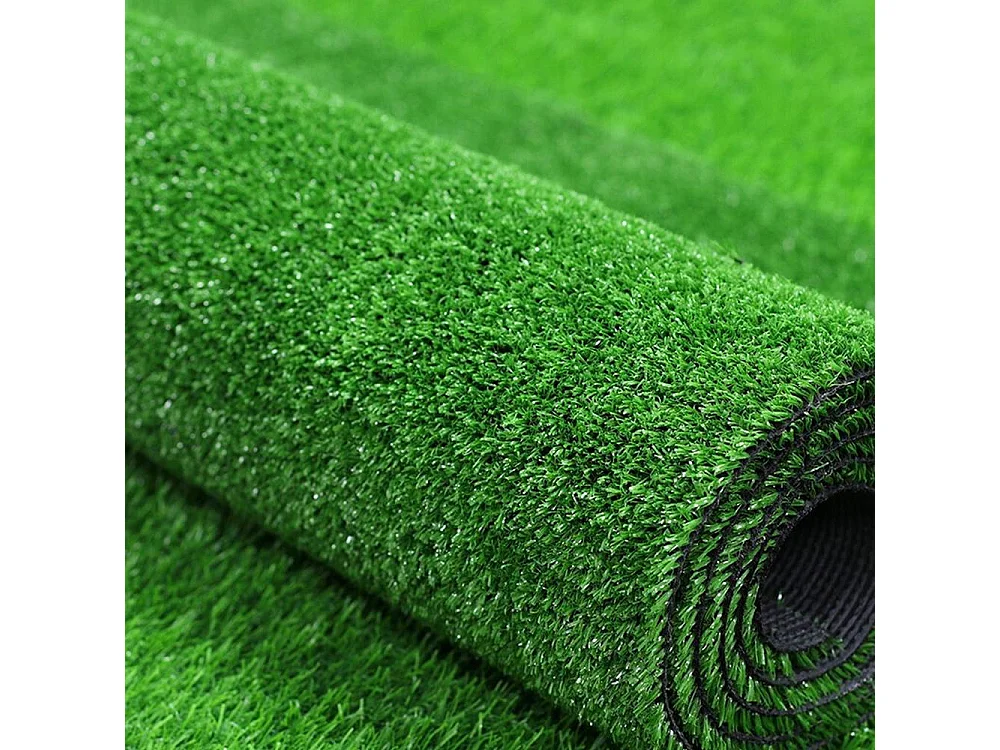 Yoevu-césped artificial verde 2 x 2.5 m 7 mm aspecto natural para interior y exterior