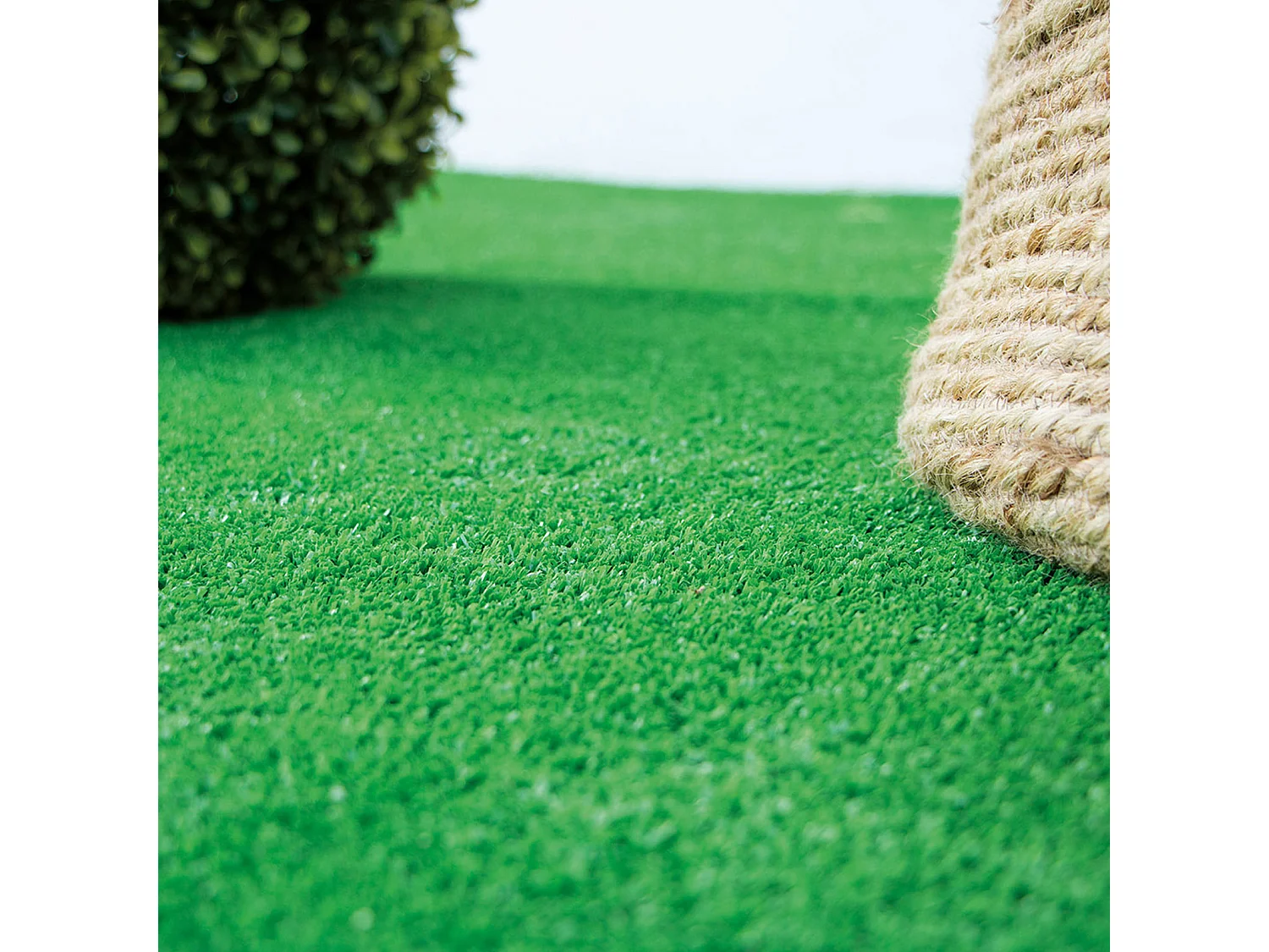 Yoevu-césped artificial verde 2 x 2.5 m 7 mm aspecto natural para interior y exterior