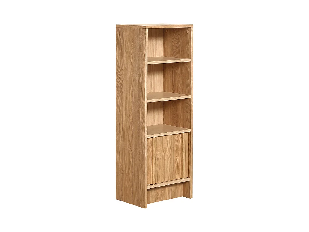 Tori - Colonne de rangement en bois H120cm - Bois clair