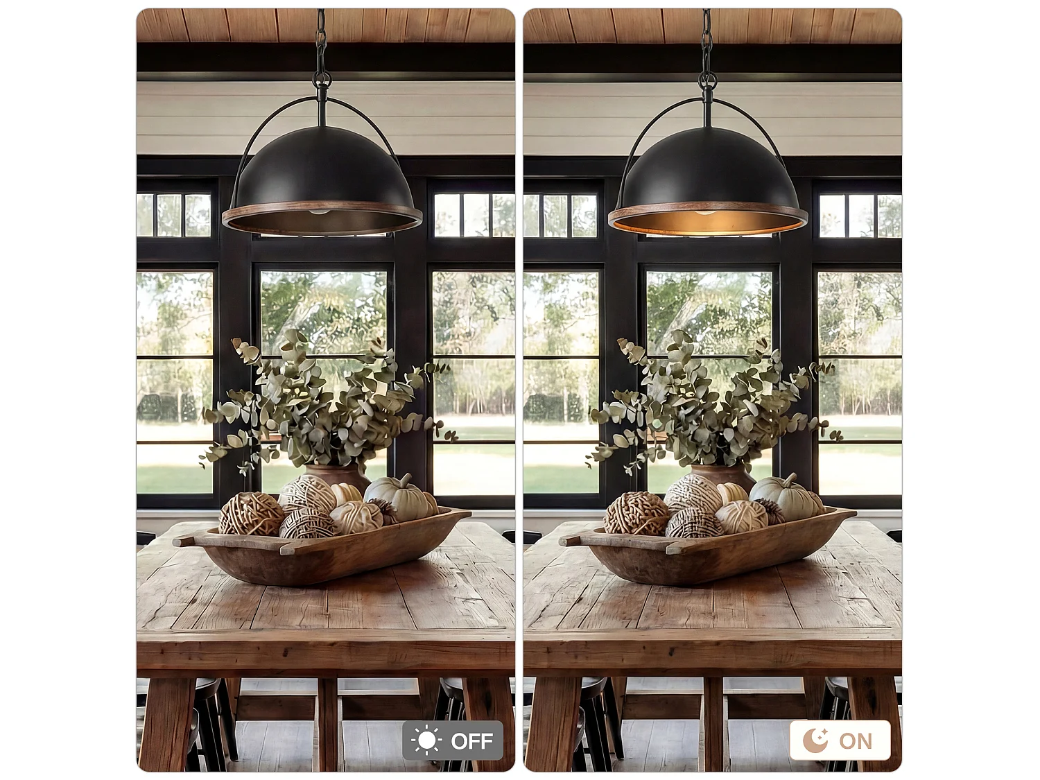 Suspension en métal, diamètre 33 cm, style industriel, hauteur réglable, douille E27, ampoules non incluses