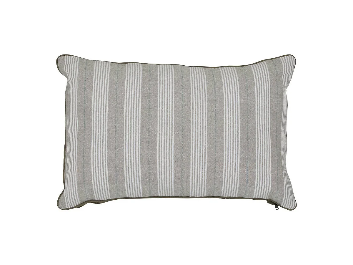 Coussin Déco à Rayures "Groove" 38x58cm Vert