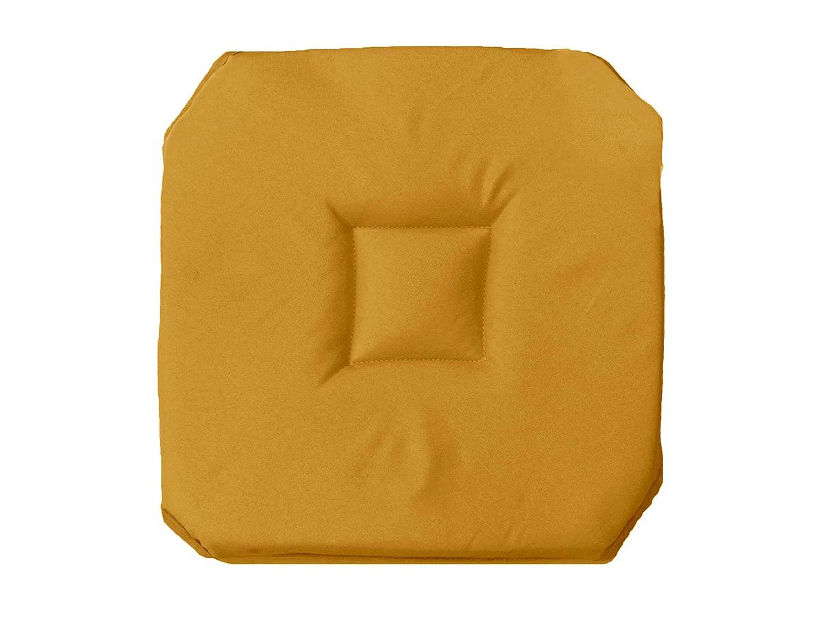 Galette de Chaise "Essentiel" 40x40cm Ocre