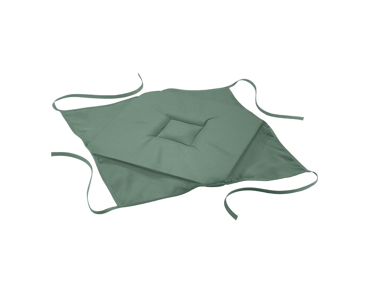 Galette de Chaise "Essentiel" 40x40cm Vert Cèdre