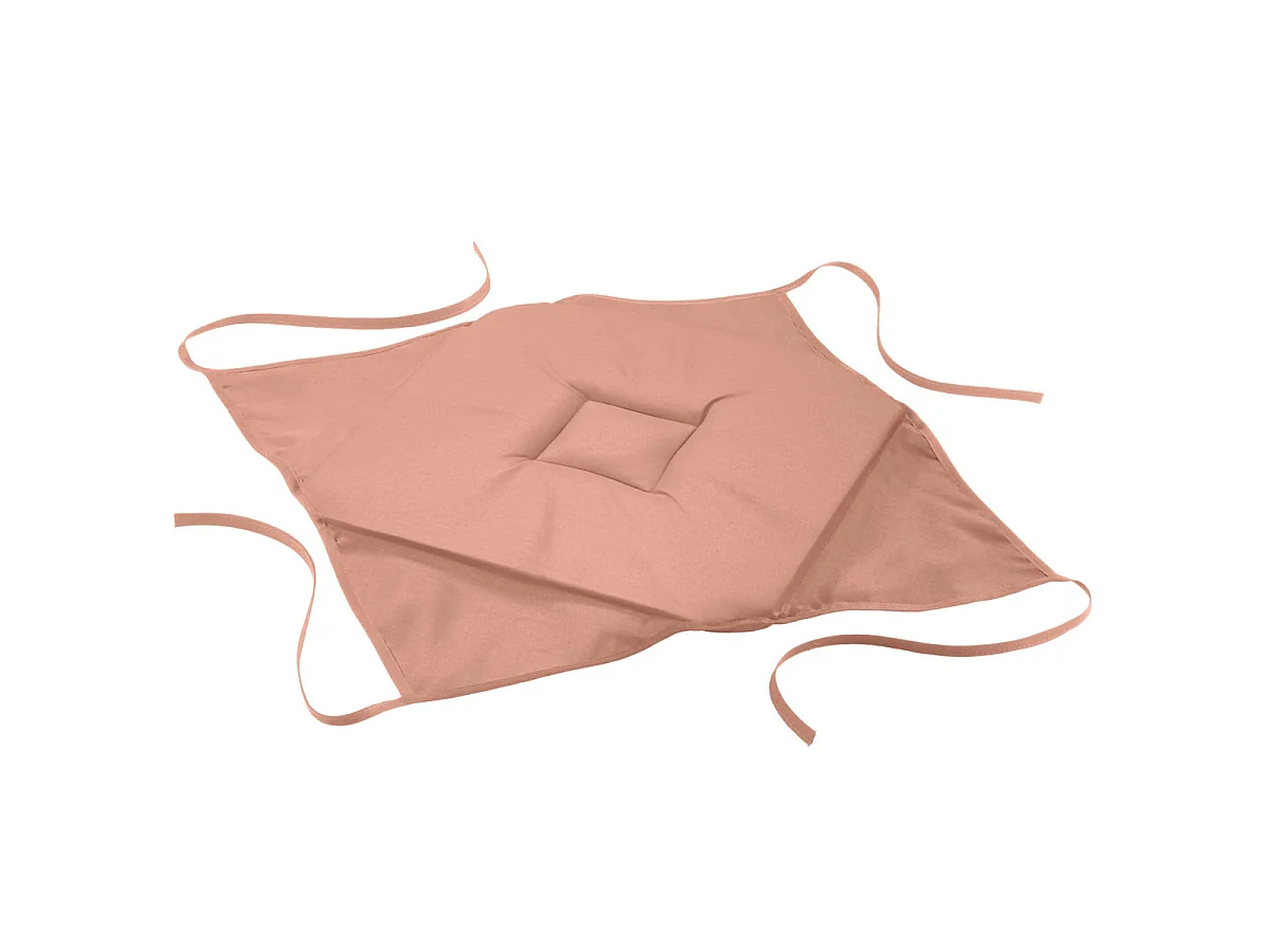 Galette de Chaise "Essentiel" 40x40cm Rose Blush