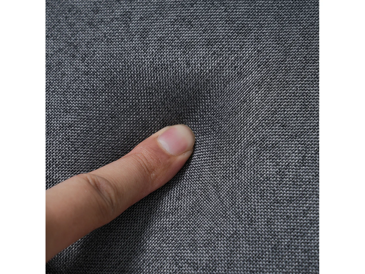 Meuble à chaussures effet bois et banc tissu gris, 3 portes