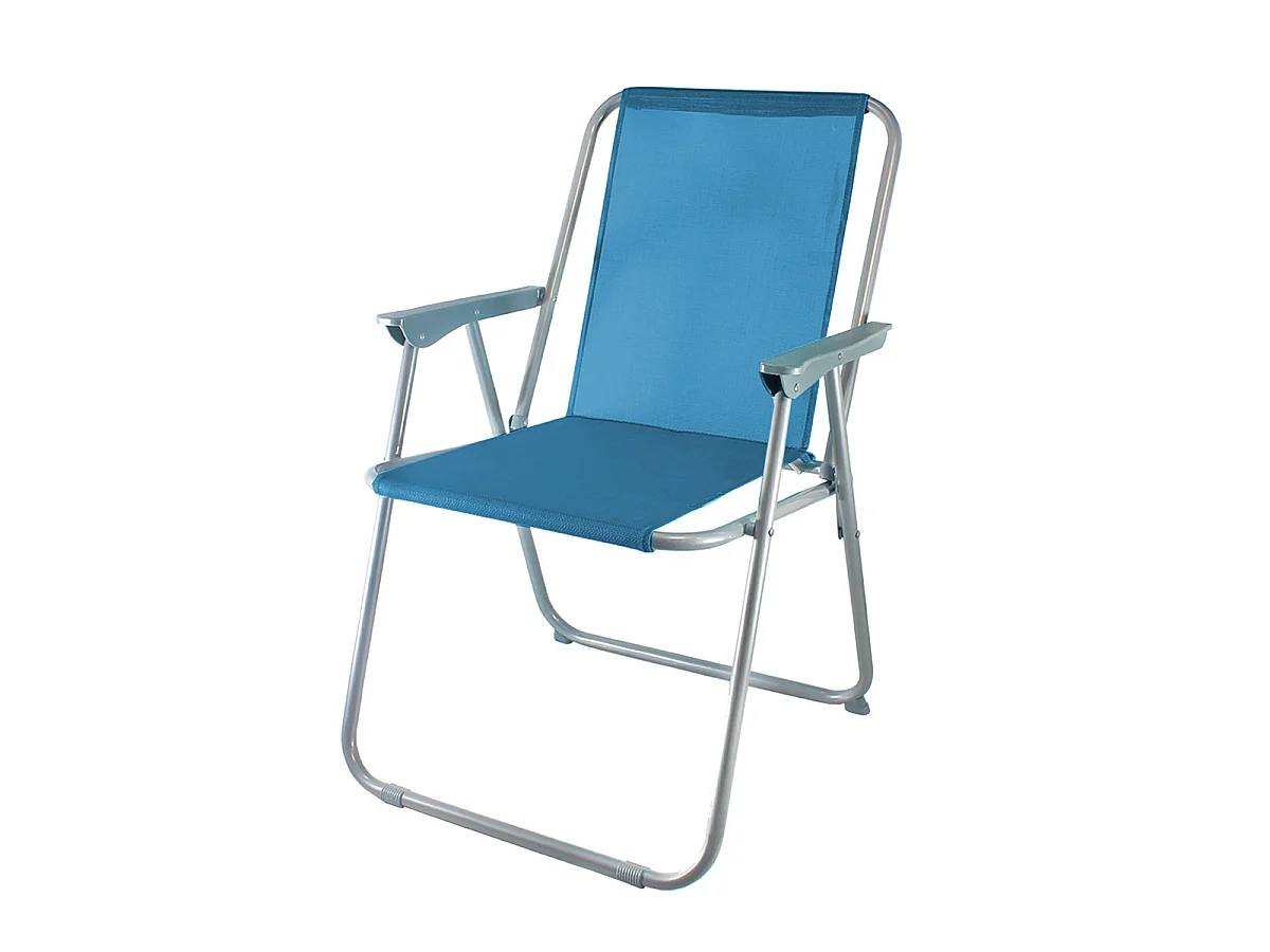 Lot de 4 Chaises Pliante pour Camping de plage,Chaise de plage Portable,bleu pétrole-Longueur 43 x Profondeur 52 x Hauteur 74 cm