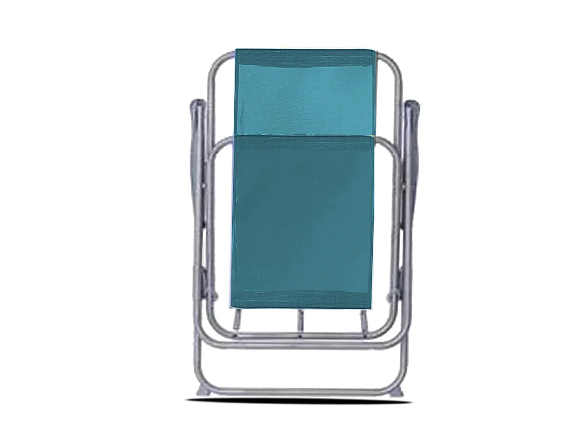 Lot de 4 Chaises Pliante pour Camping de plage, Chaise de plage Portable,turquoire - Longueur 43 x Profondeur 52 x Hauteur 74 cm