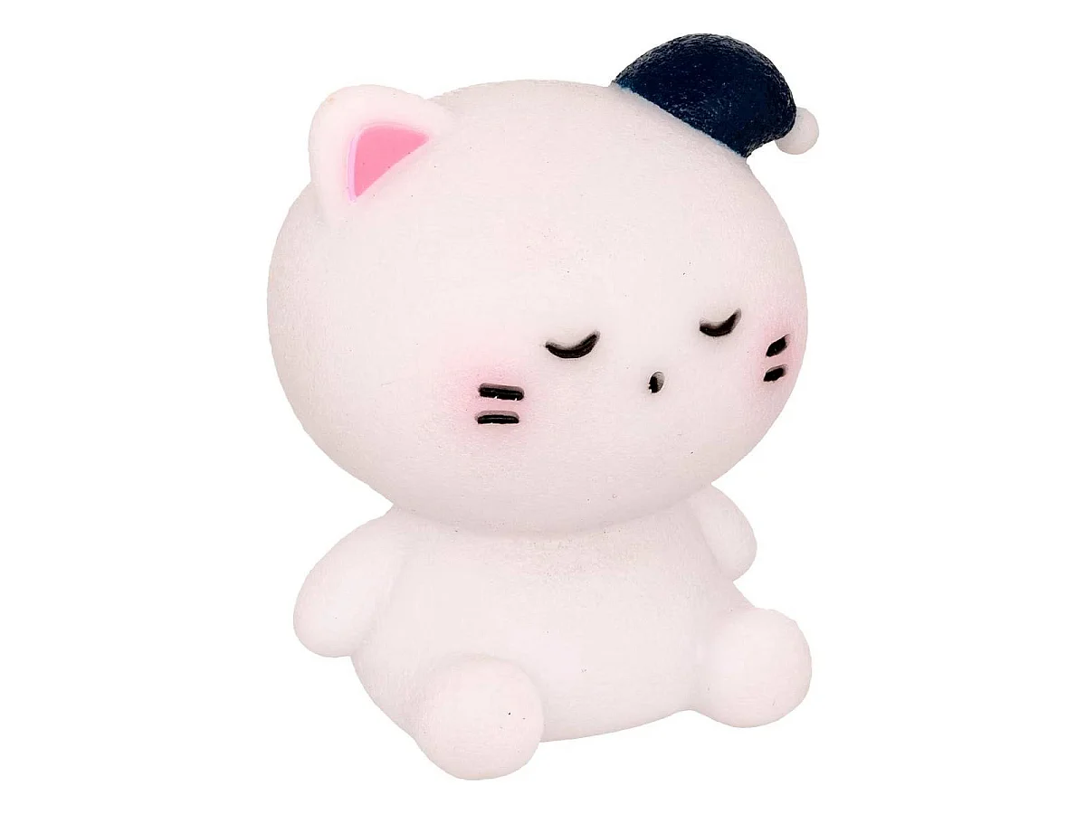Veilleuse Enfant Souple "Chat" 11cm Blanc