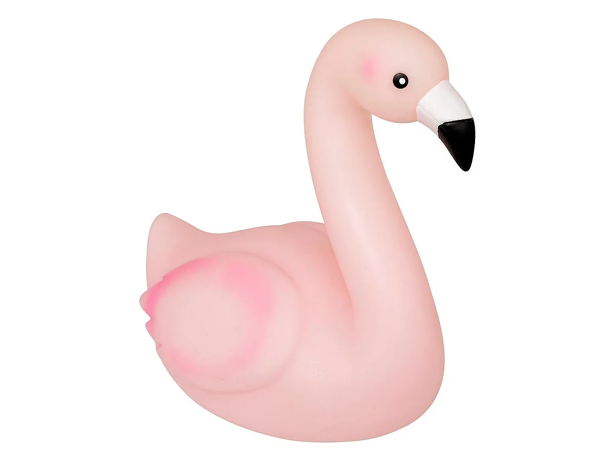 Veilleuse Enfant à Piles "Flamant Rose" 14cm Rose