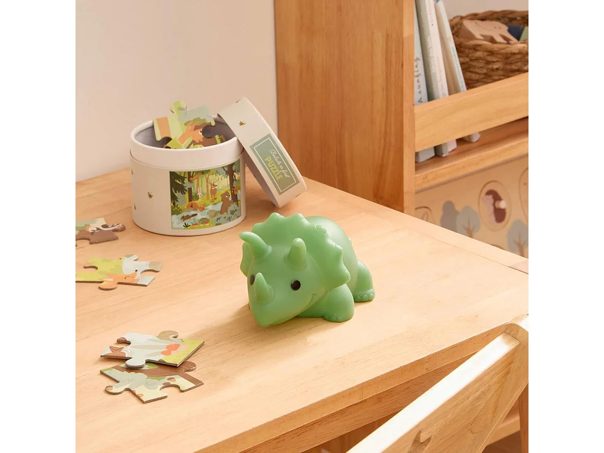 Veilleuse Enfant Dinosaure "Softy" 17cm Vert