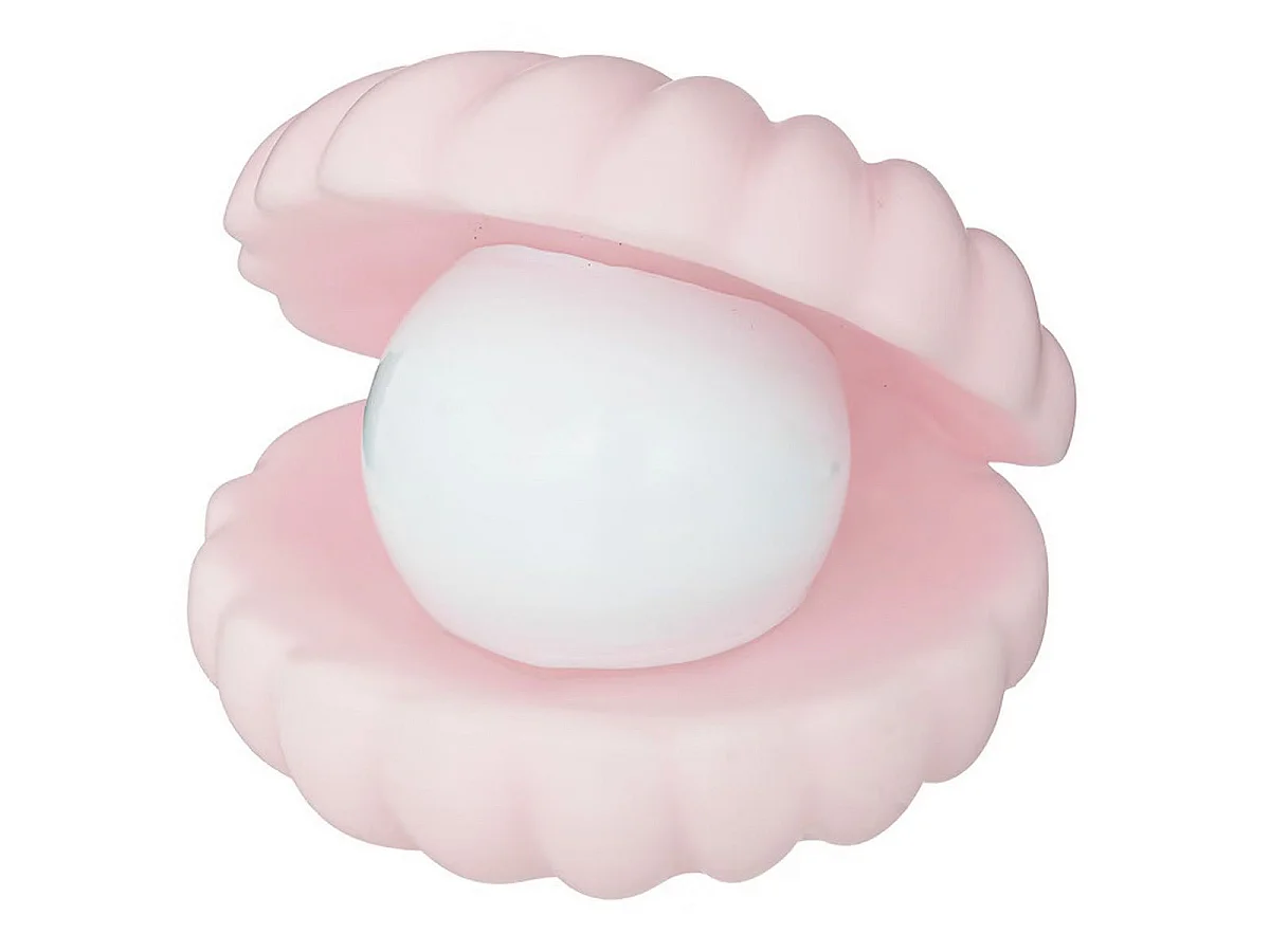 Veilleuse Enfant Coquillage "Sirène" 11cm Rose