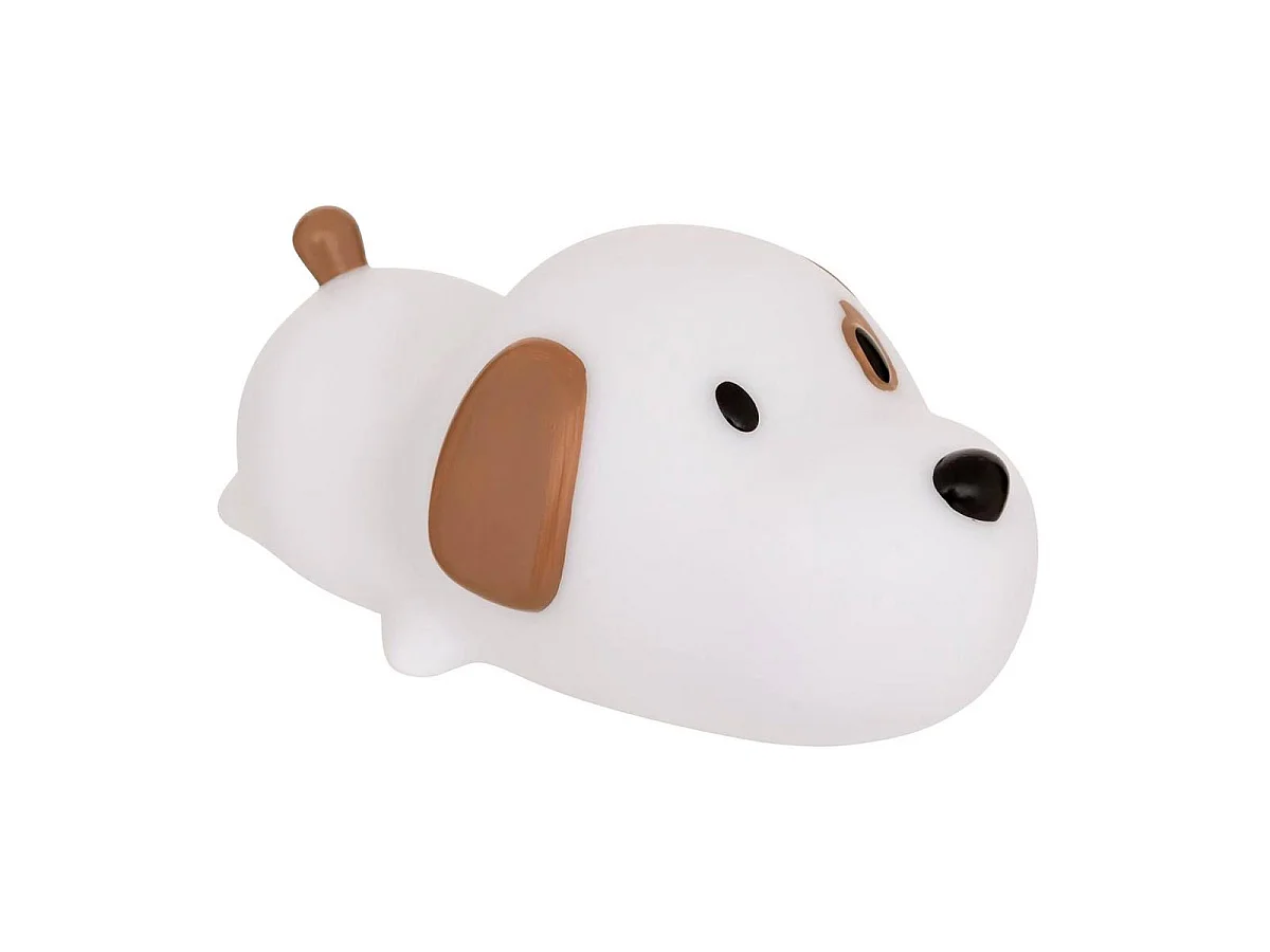 Veilleuse Enfant Chien "Scott" 15cm Blanc