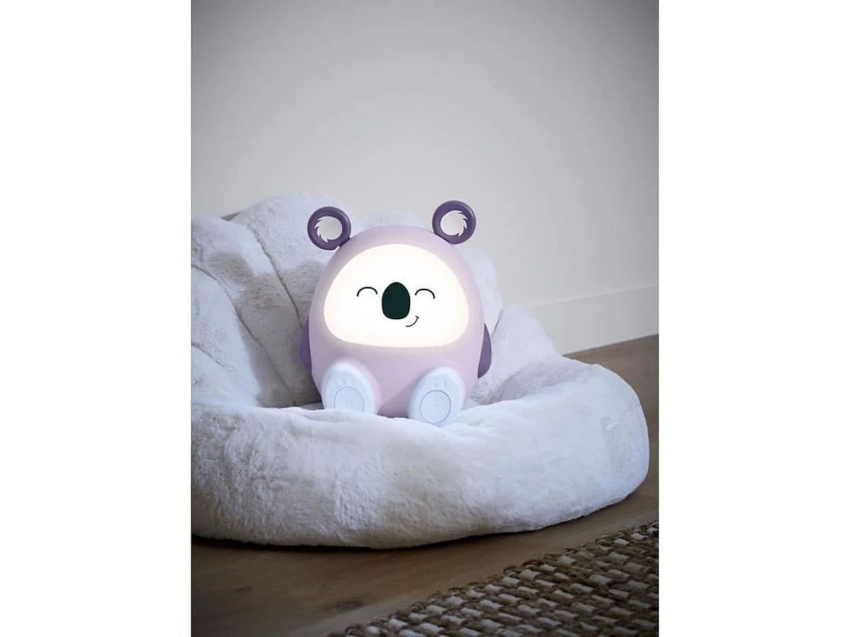 Enceinte lumineuse & veilleuse koala - Bluetooth 5.0, 15W, minuterie, Batterie USB-C