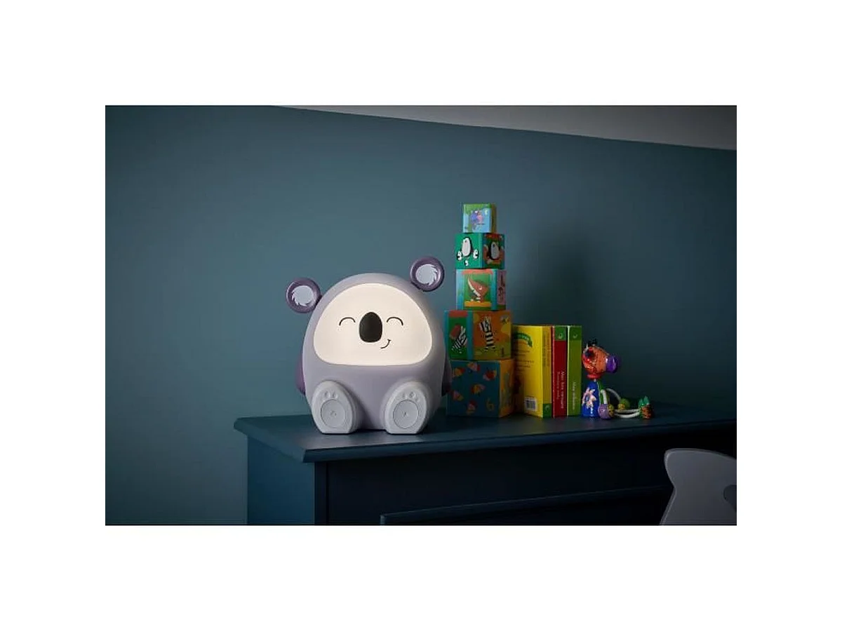 Enceinte lumineuse & veilleuse koala - Bluetooth 5.0, 15W, minuterie, Batterie USB-C