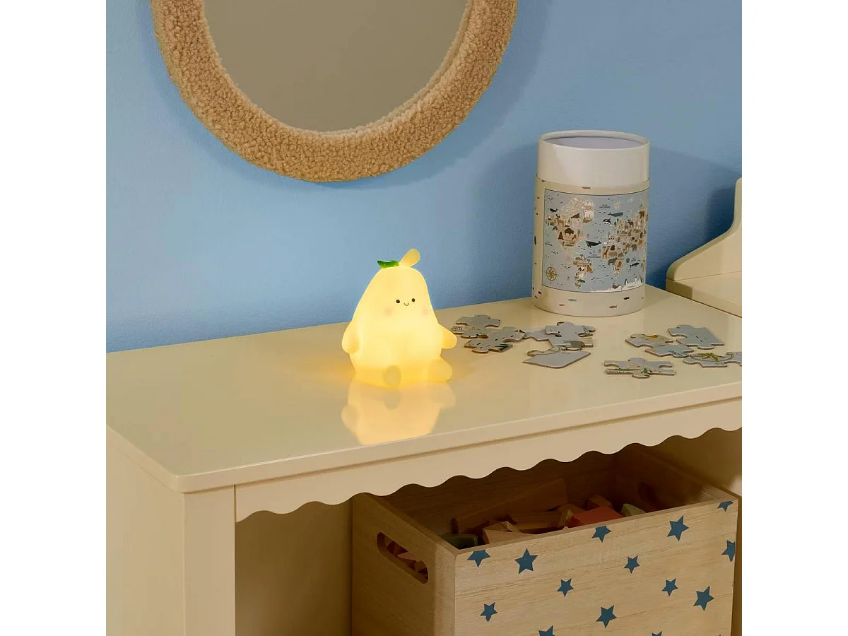 Veilleuse Enfant Mangue "Fraci" 9cm Orange