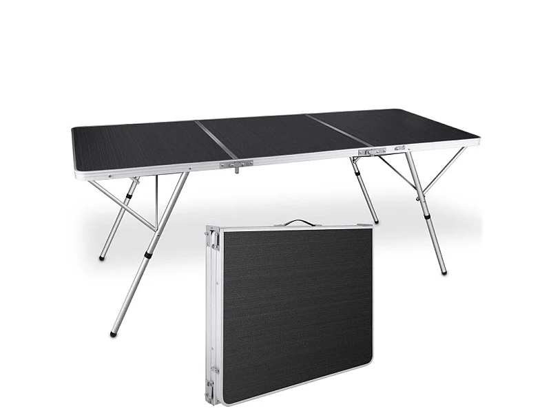 Table de camping table de jardin pliante 180x70x70cm Table de buffet intérieur et extérieur