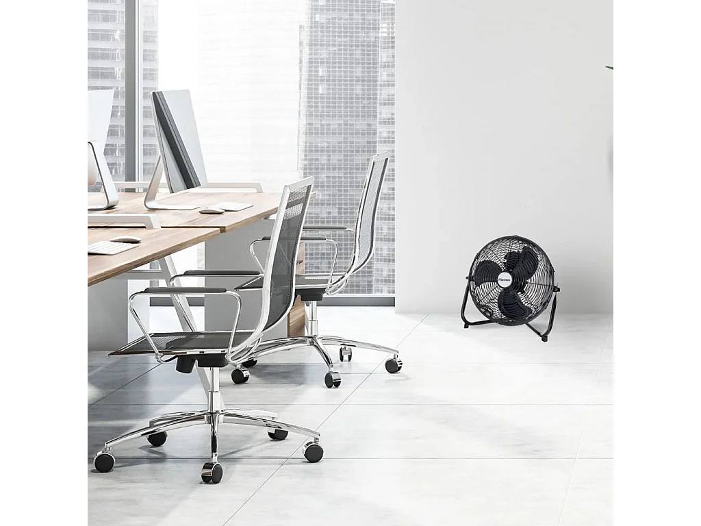 Ventilateur industriel noir 35 cm 55 W  DFA30