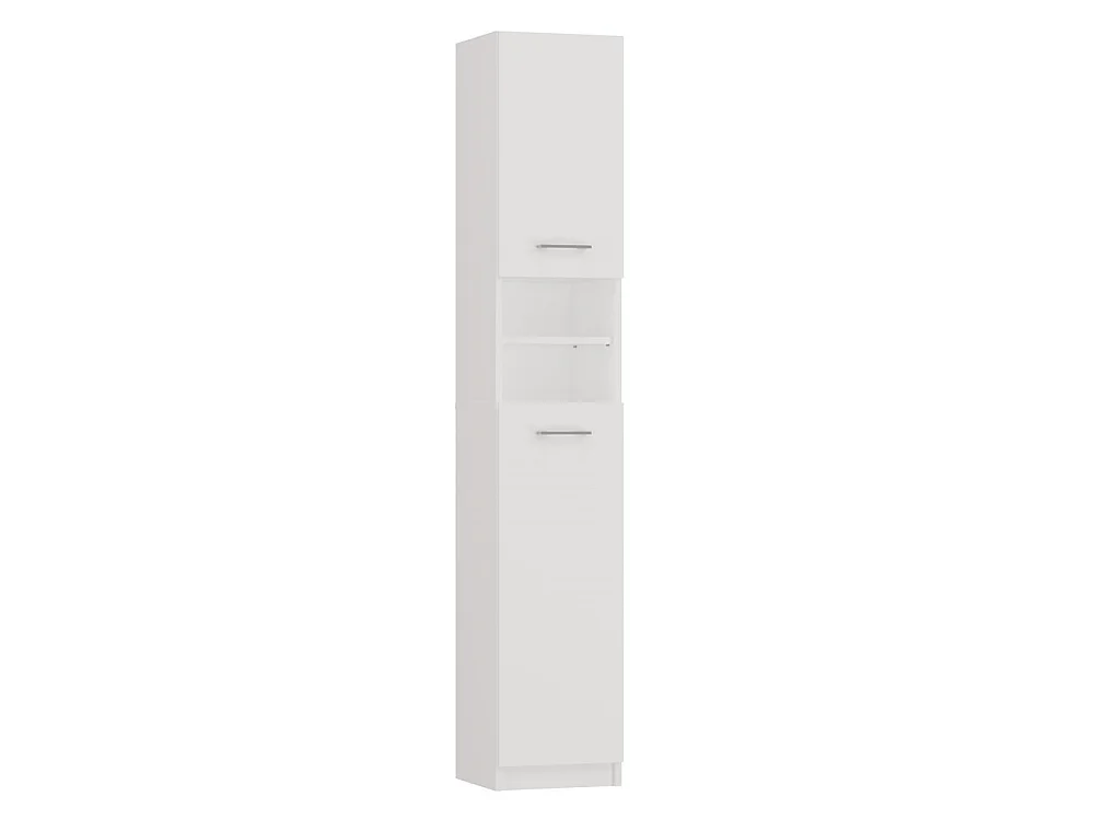 Colonne Blanche avec Porte Courte - 96 x 30 x 180 cm