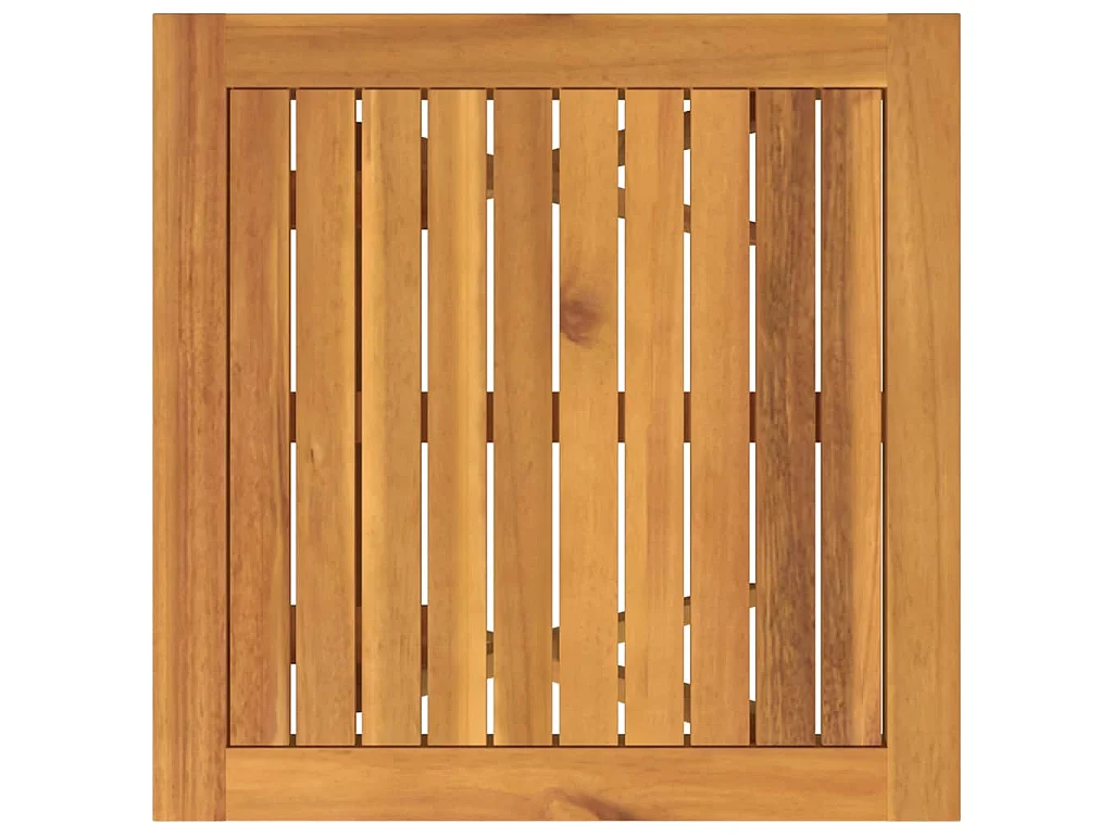 Juego Bistro de Jardín 3 piezas Marrón madera maciza de acacia