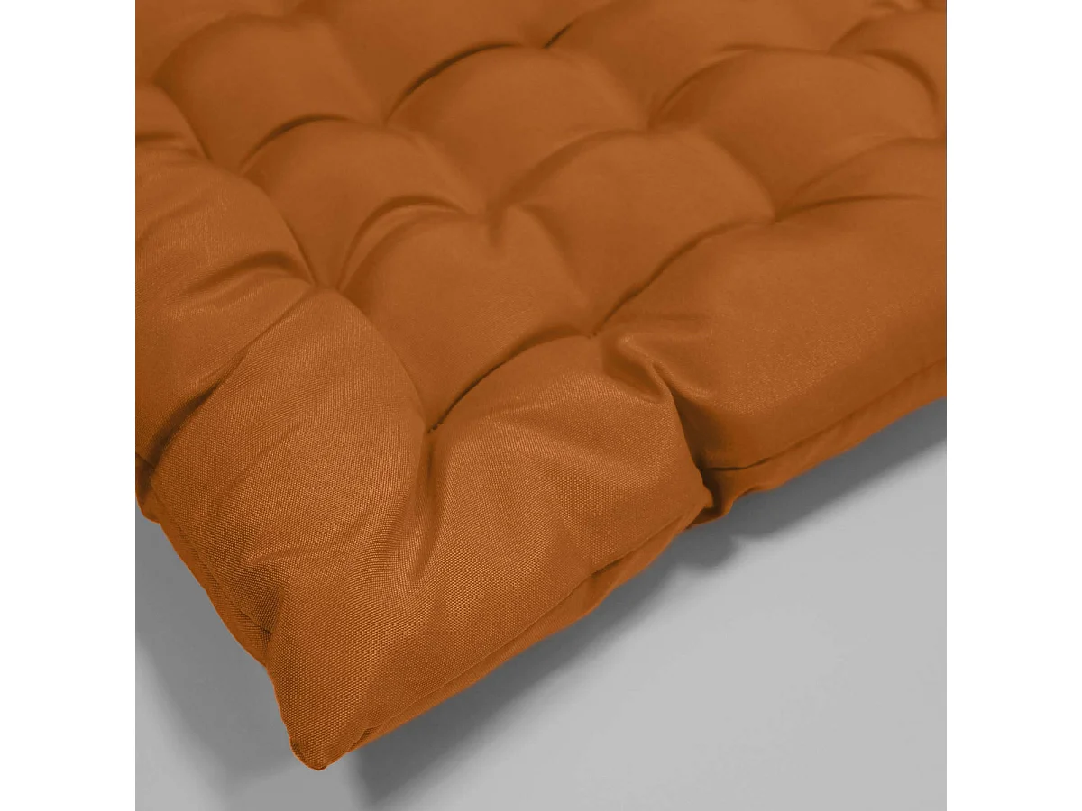 Galette de Chaise Matelassée "Essentiel" 40x40cm Camel
