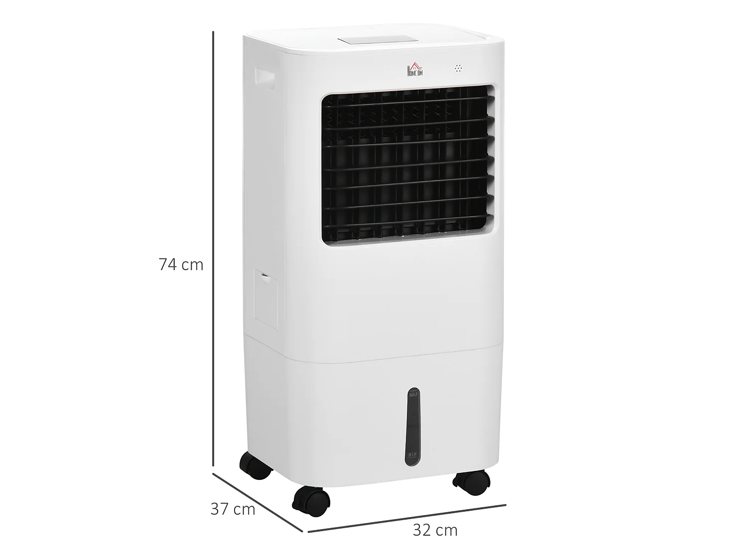 Climatiseur Mobile 15L 3-en-1 blanc avec minuterie 8 h et télécommande