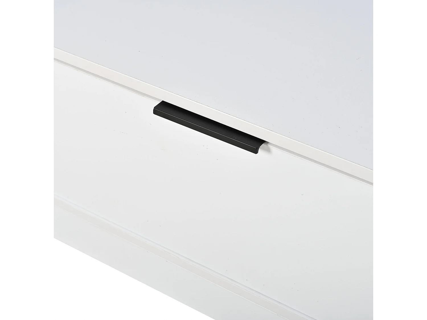 Vitrine LED blanc 80 x 35 x 120 cm avec portes vitrées