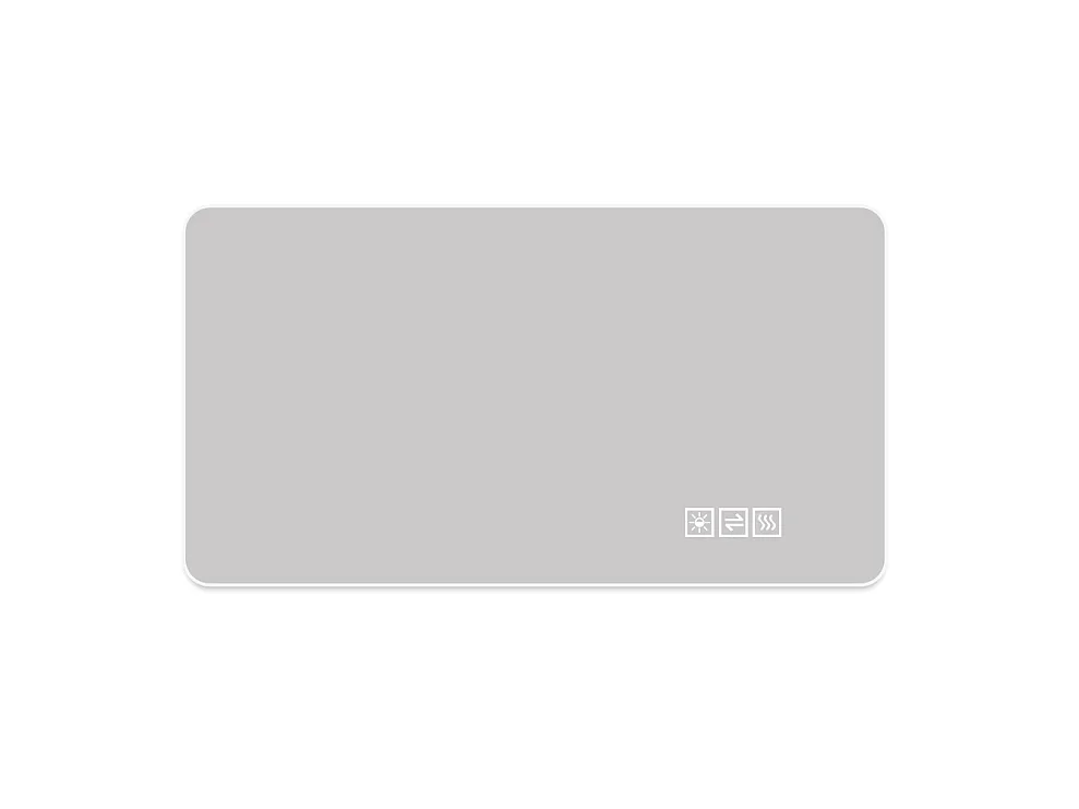 Miroir de salle de bain LED 60 x 100 cm avec intensité variable 3 couleur et antibuée