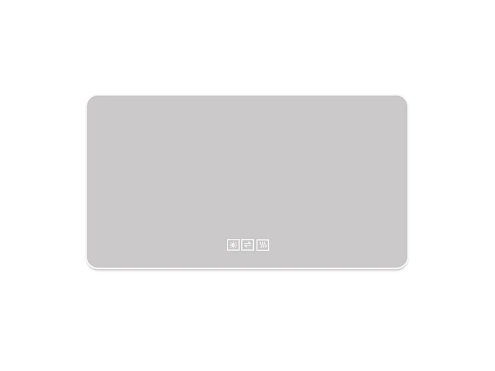 Specchio da bagno a LED 60 x 100 cm con funzione antiappannamento e 3 colori di luce