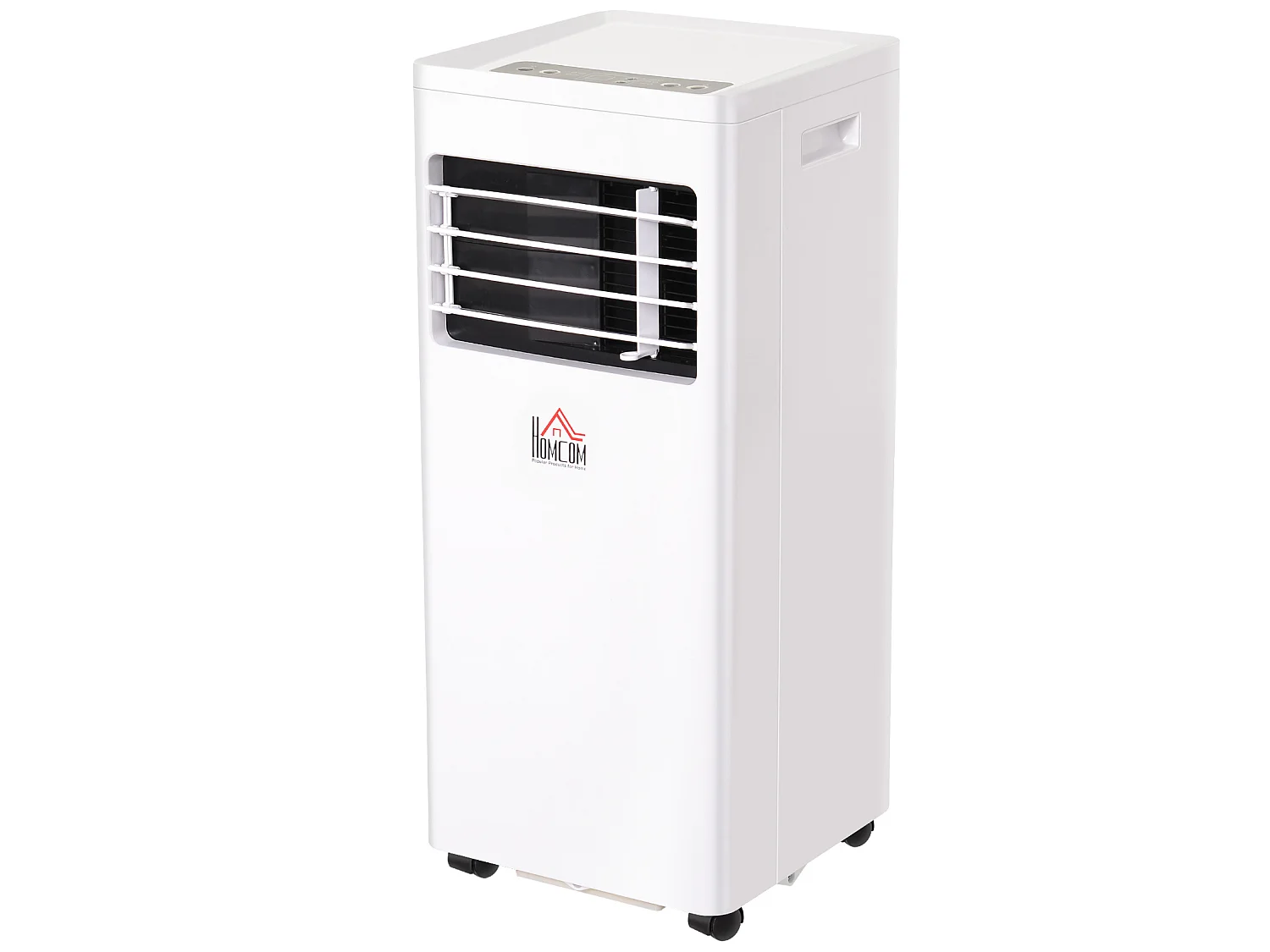 Climatiseur mobile 3-en-1 avec minuterie 24 h et 2 vitesses - Blanc
