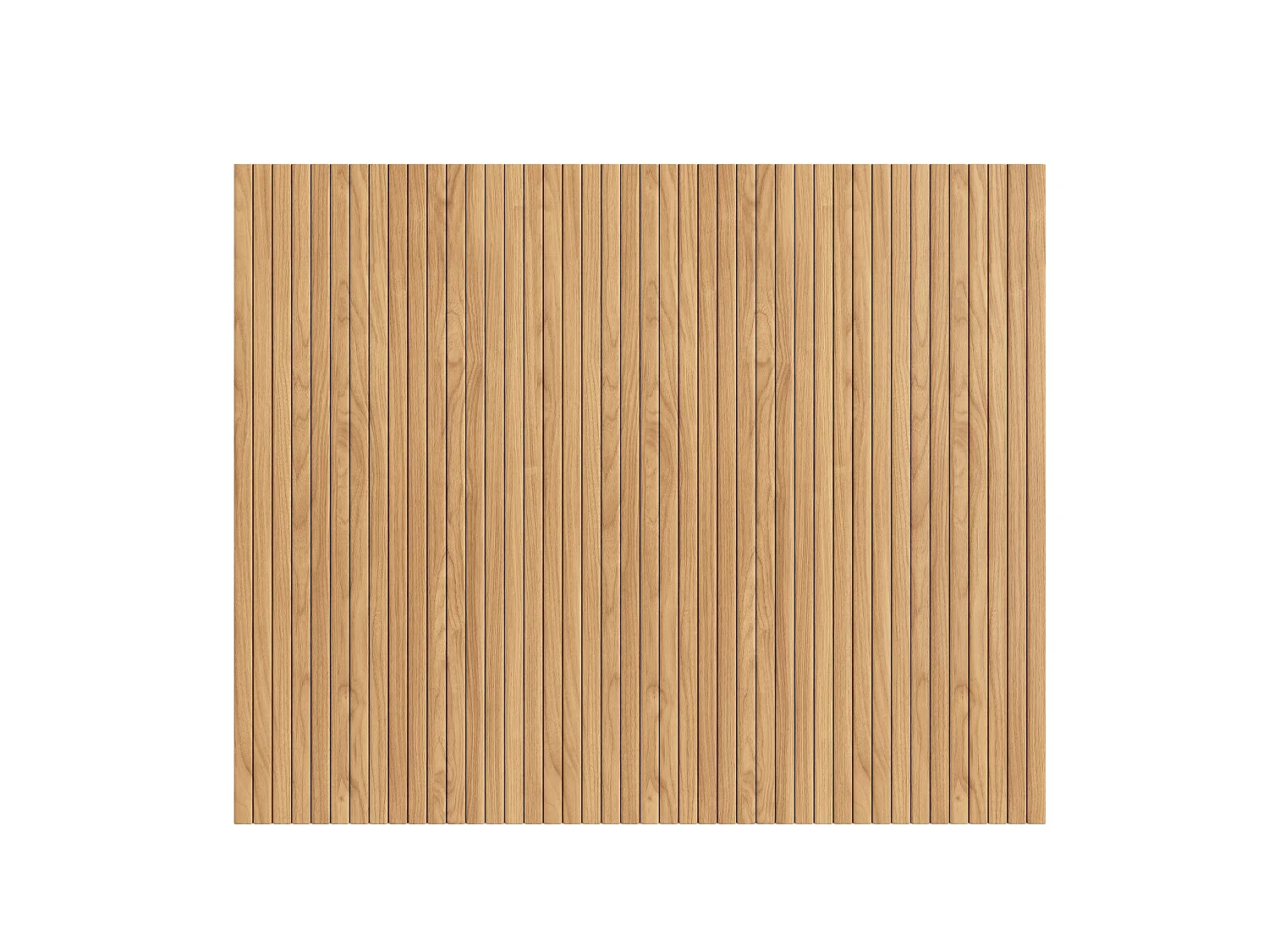 Table à manger extensible 80x120-160 cm avec rangement caché - Marron clair