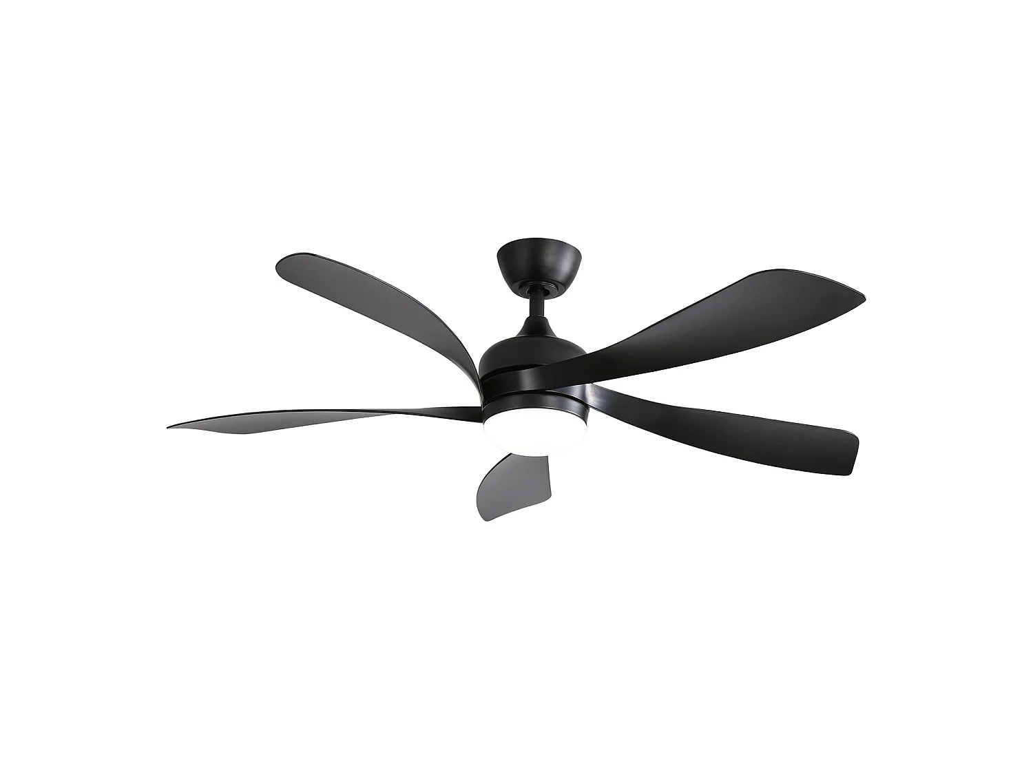 Ventilateur de plafond avec éclairage LED , 6 vitesses et minuterie (1/4/8 h) - Pour été/hiver