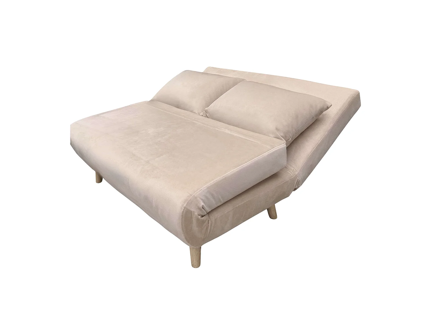 Sillón cama 2 plazas Nórdic Duo Beige 118x183 cm
