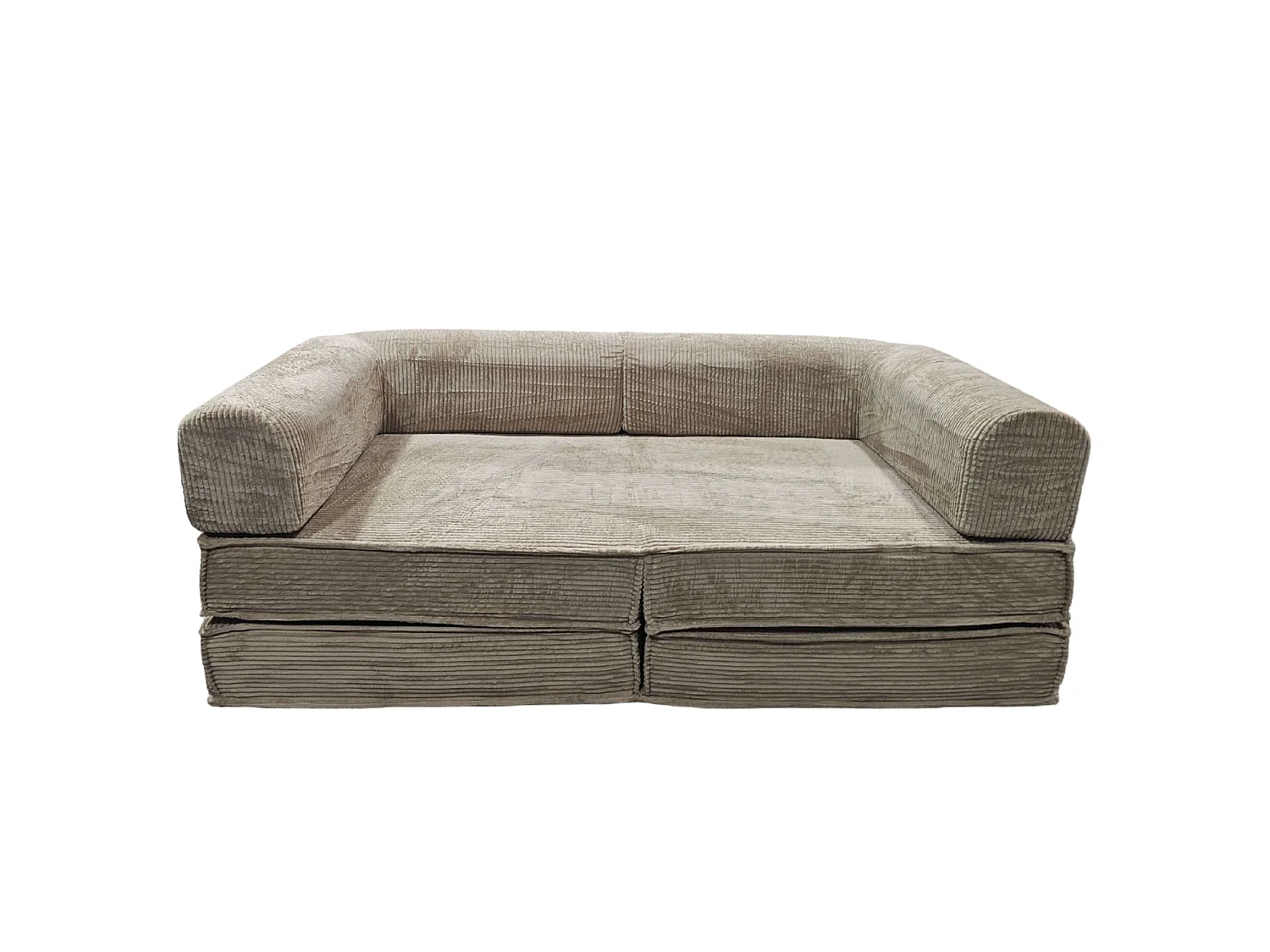 Sofá cama Nest 2 plazas Beige pana 182 cm