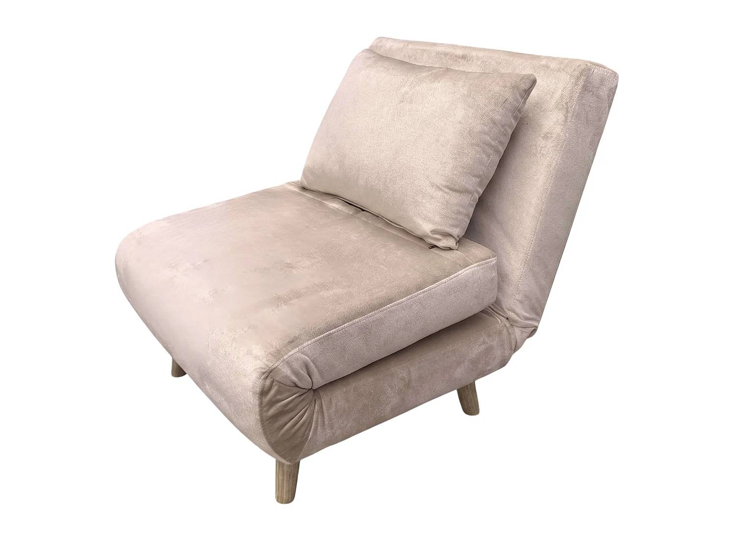 Sillón cama Nórdic Lite Beige espuma tela 76x183 cm