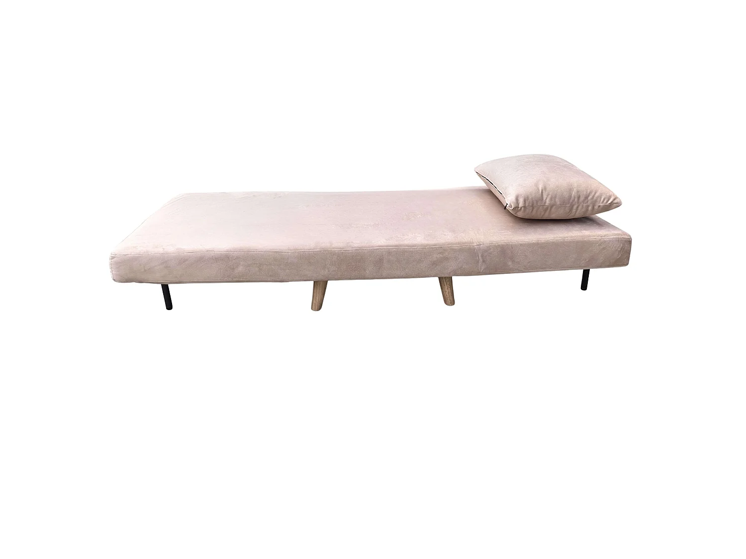 Sillón cama Nórdic Lite Beige espuma tela 76x183 cm