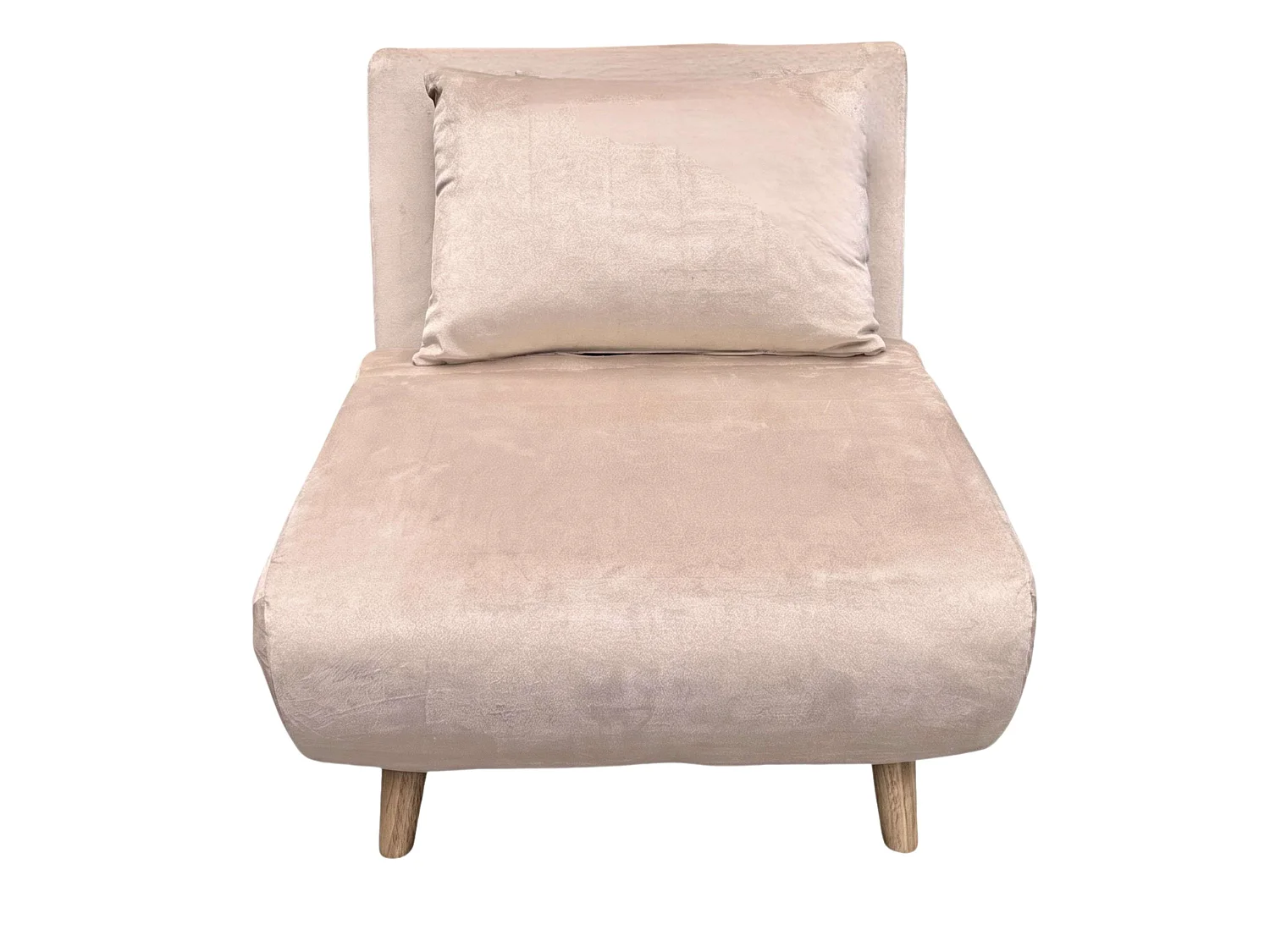 Sillón cama Nórdic Lite Beige espuma tela 76x183 cm