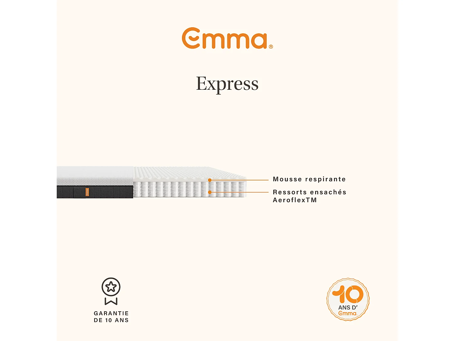 Emma Matelas Express - 160 x 200 cm