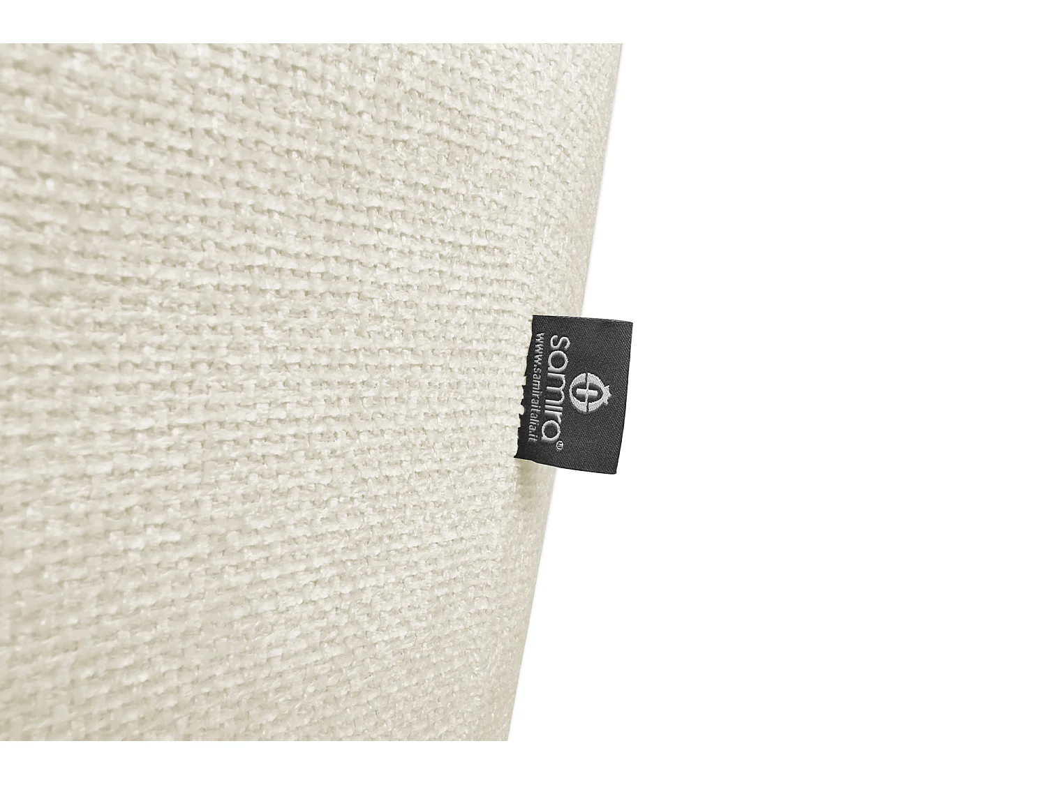 Sedia ufficio in tessuto, poltrona girevole beige – Alba