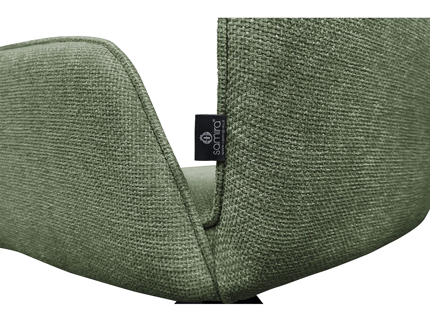 Sedia ufficio in tessuto, poltrona girevole verde oliva – Oslo