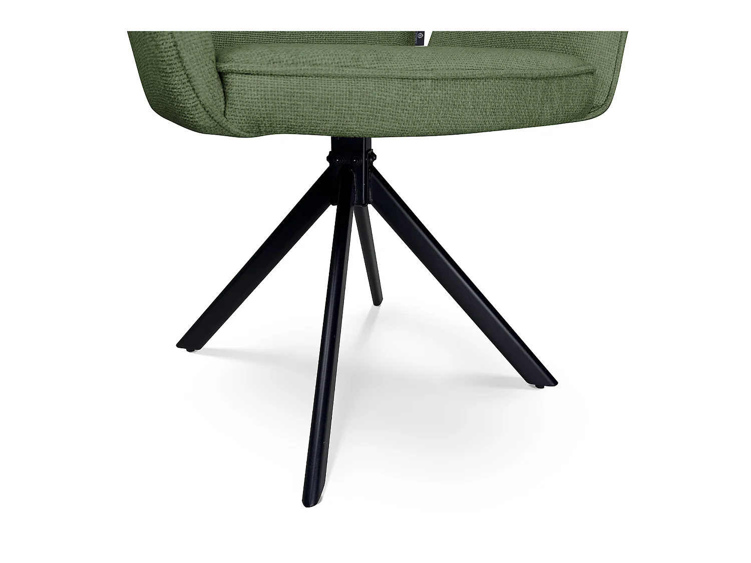 Sedia ufficio in tessuto, poltrona girevole verde oliva – Oslo