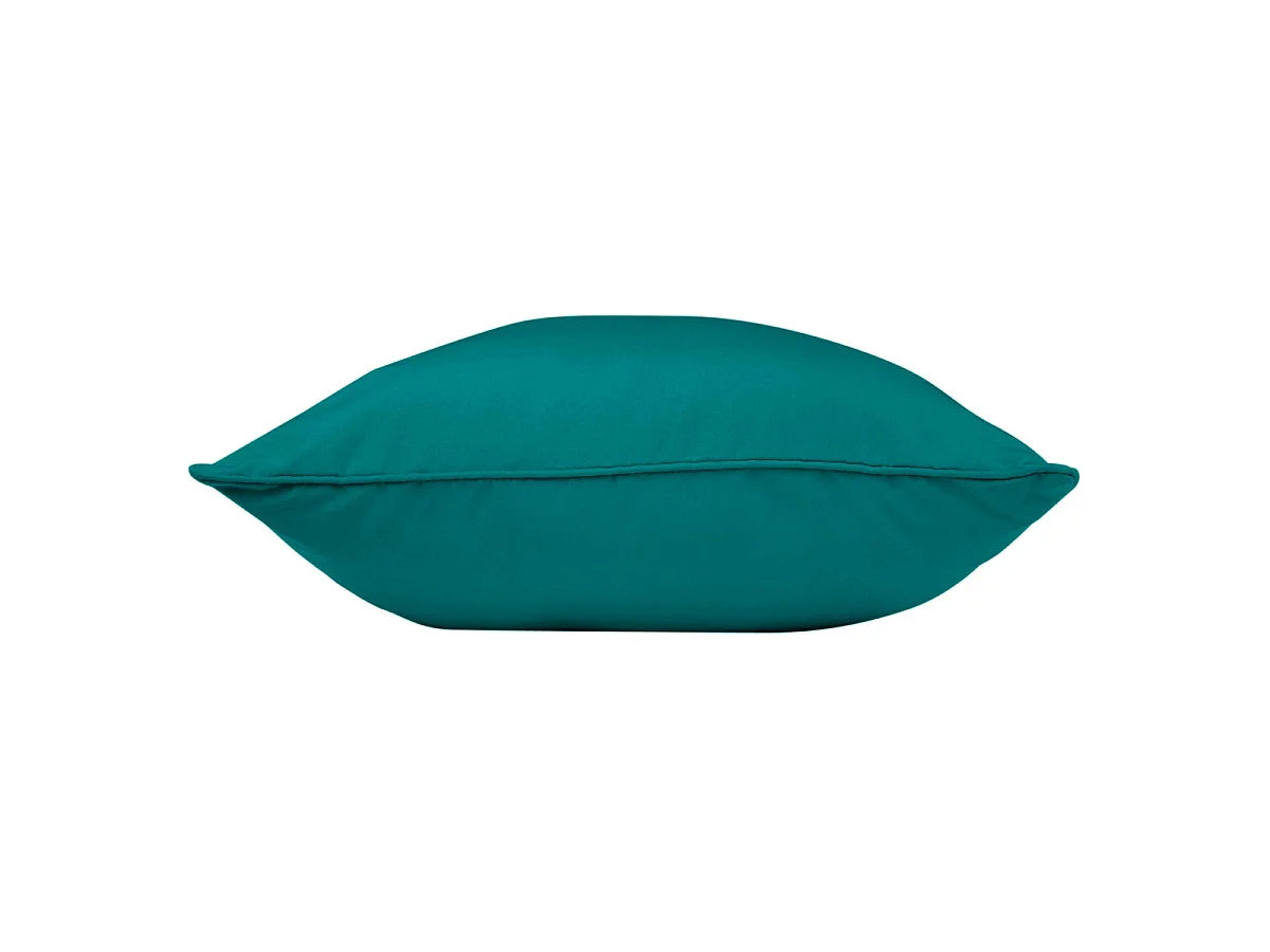 Coussin Déco "Essentiel" 60x60cm Bleu Paon