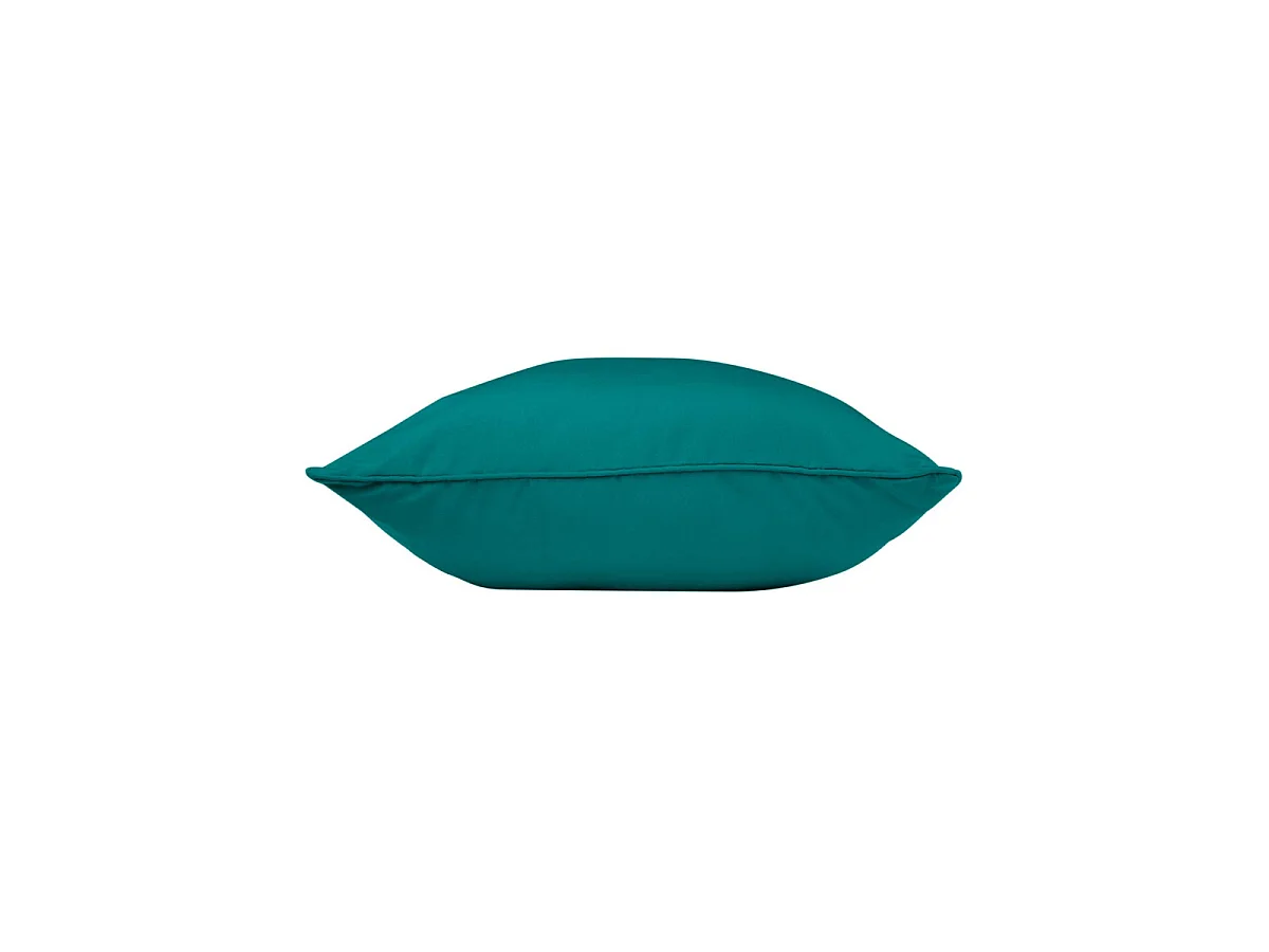 Coussin Déco "Essentiel" 40x40cm Bleu Paon