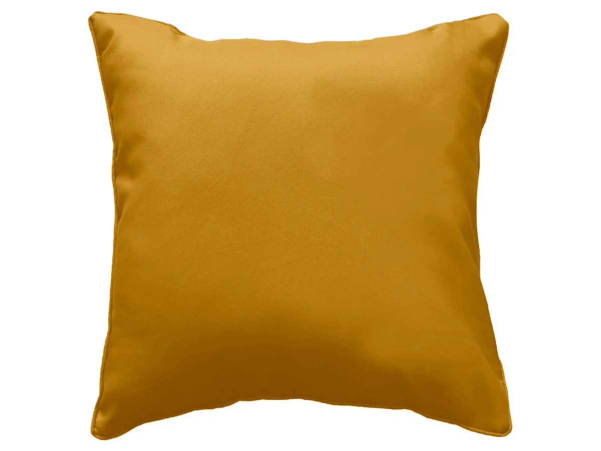 Coussin Déco "Essentiel" 60x60cm Ocre