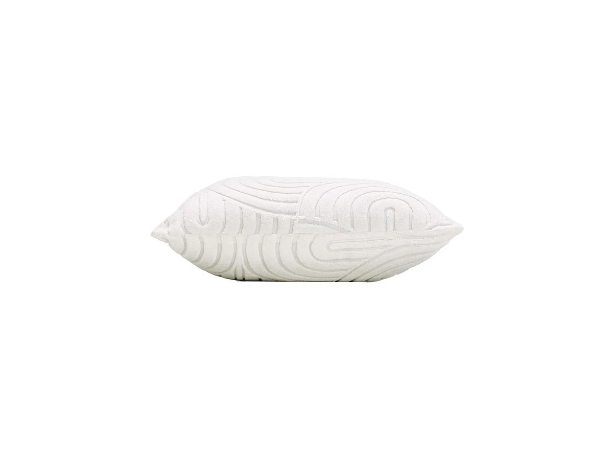 Housse de Coussin Bouclette "Solly" 40x40cm Naturel