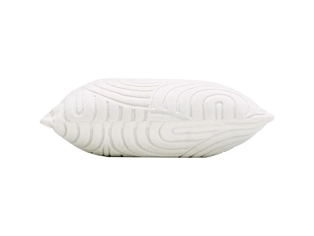 Housse de Coussin Bouclette "Solly" 40x40cm Naturel
