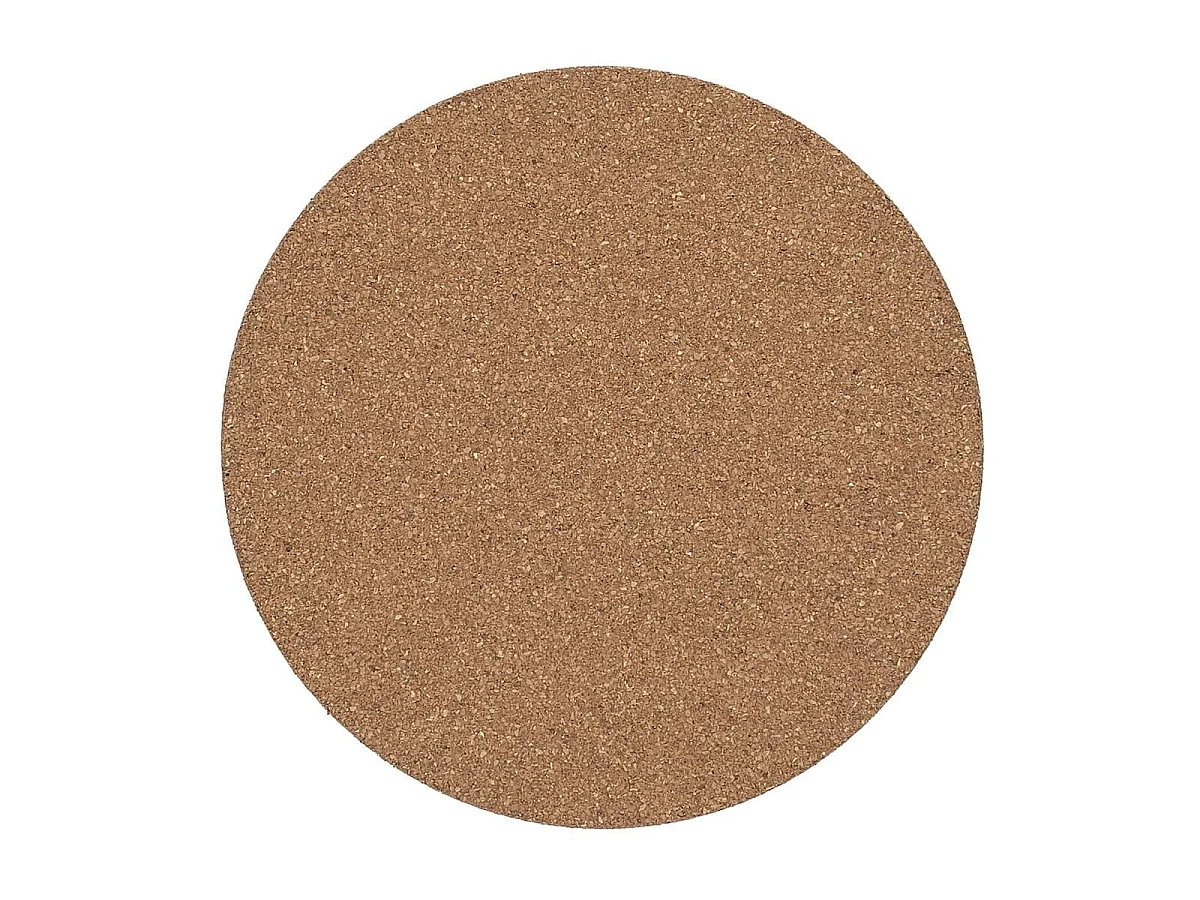 Dessous de plat rond en liège naturel de Ø19 cm