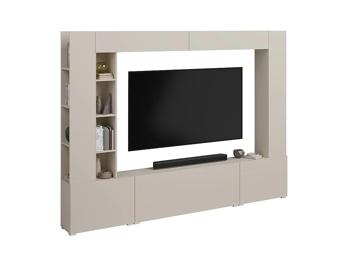 TV-møbel med 5 låger og 12 hylder 260 cm Nala Kashmir