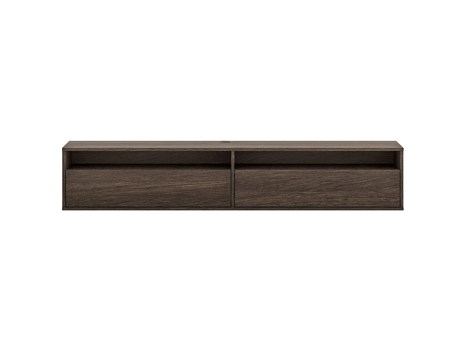 TV-Hängeboard 2-türig mit Fächern - Dunin Eiche - 180 cm - Heggers
