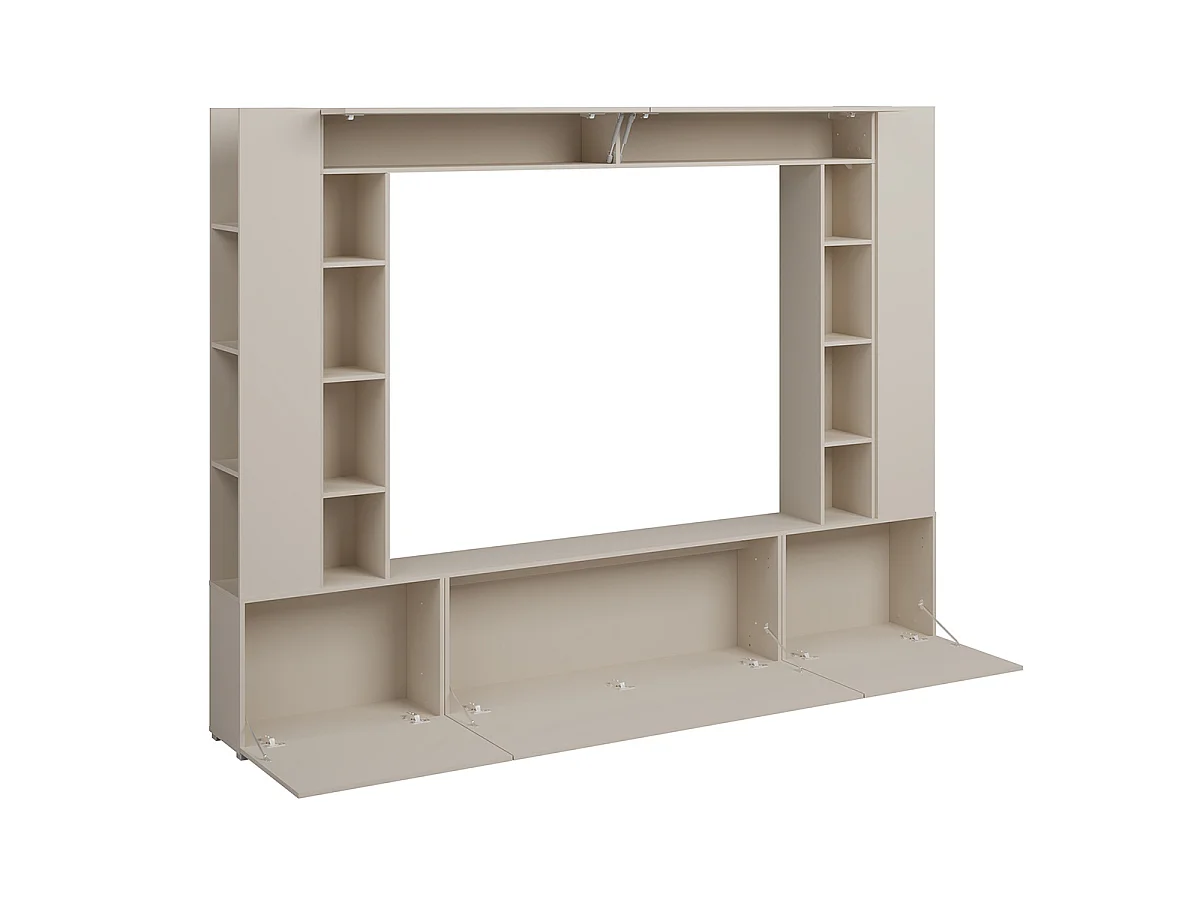 TV-møbel med 5 låger og 16 hylder 260 cm Nala Kashmir